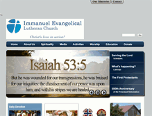 Tablet Screenshot of immanuelnrh.net